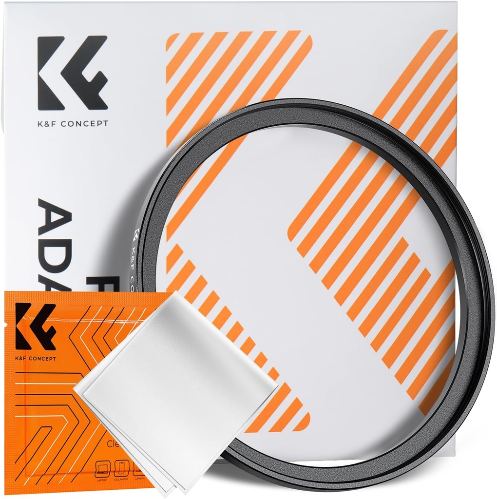 [SAP-CAM-KF-BRASS-STEP7782-01] K&F Brass Filter Step-Up Ring Adapter 77-82mm